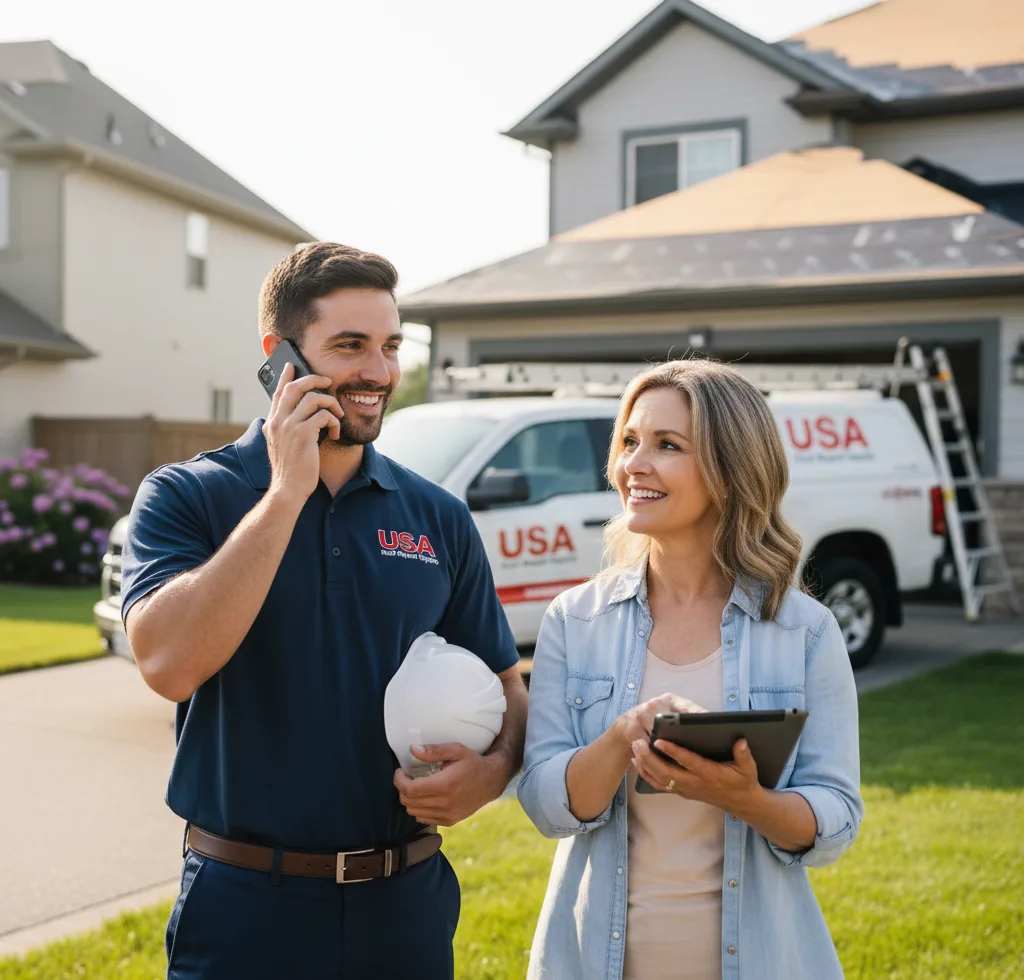 USA Roof Repair Experts customer support in North Ferrisburgh